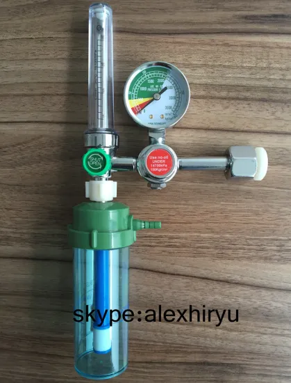 Medical Oxygen Gas Regulator with Flowmeter Equipment