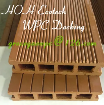 WPC Decks and Terrace/Natural Feel Wood Plastic Composite Decking Board