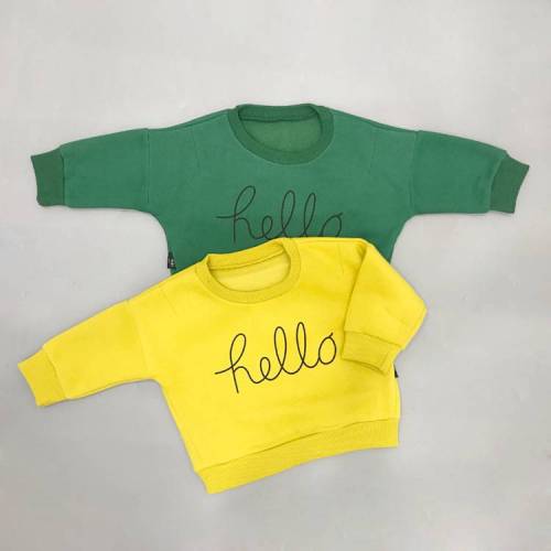 Sweater Bayi Lucu Dengan Kerah Untuk Anak Laki-Laki