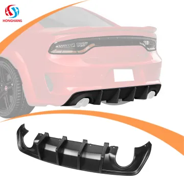 Honghang Rear Lower Fascia Rear Valance Widebody Bumper Diffuser for Dodge Charger 2020-2023