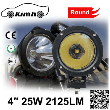 Led Bulb Car Accessories 4 Inch 2125LM led work light 25w