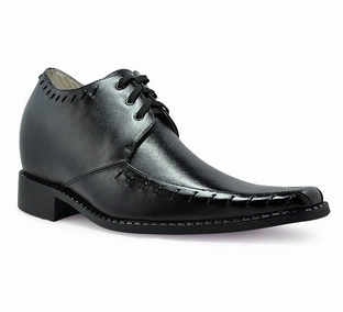 The Europe style/Italian shoes style is with elongated and tapered toe, corresponds well with professional attire or dress slack
