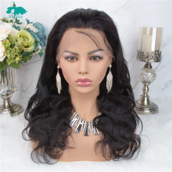 BEST QUALITY body wave 360 lace front virgin human hair wigs