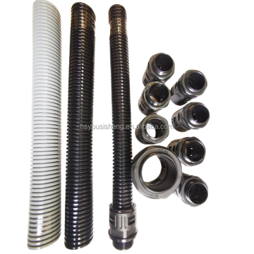 Custom Cut Double Wall Corrugated PE Nylon Industrial Pipe and Tube Services