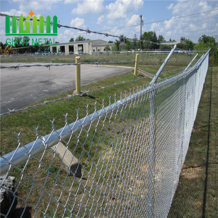 8 gauge chain link fence
