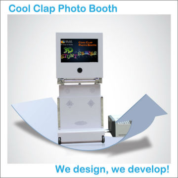 Portable 3D Photo Vending Machine Party Decoration Photo Cabin
