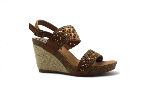 New Design Wedge Sandals with Buckle Strap