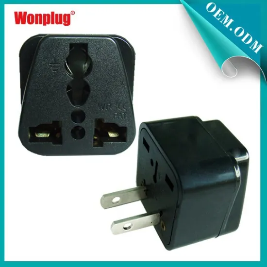2015 Small Multi-function Universal Socket Wonplug Factory UK USA AU to EU eu plug ac power adapter