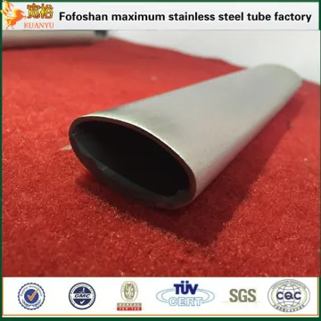 sus304 elliptical stainless steel tubing in balustrades railings