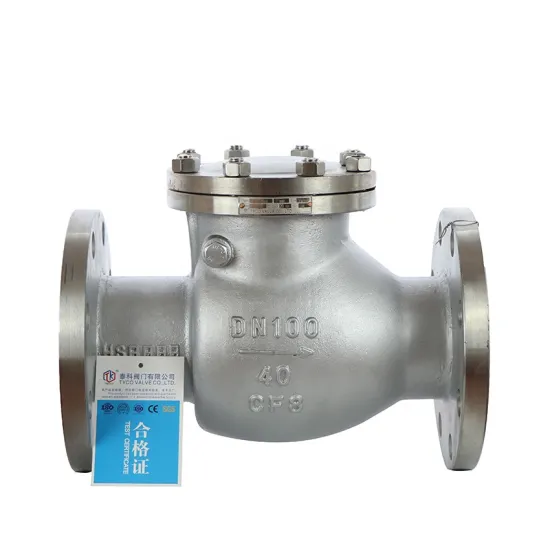 Taike China manufactures cast steel swing check valves
