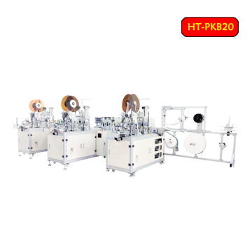 Automatic machine for inner medical mask production