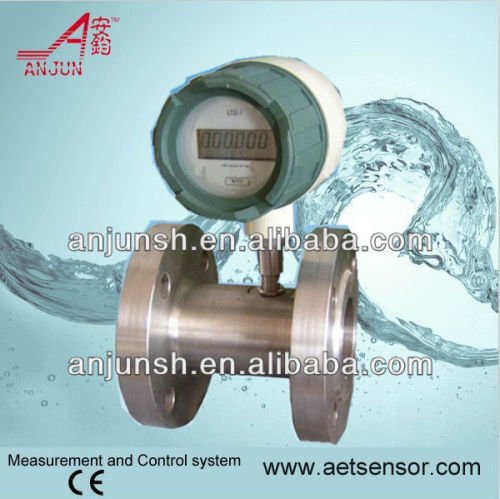 High accuracy reliable diesel fuel oil liquid turbine flow meter