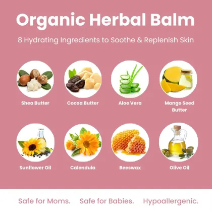 Private Label Organic Nipple Balm for Pregnancy Skin Care