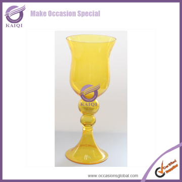 #17377 wholesale plastic wine glasses and yellow colored wine glasses wholesale