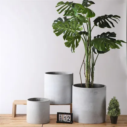 Yongsheng Minimalism Cylinder Planters for Indoor/Outdoor Home Decor