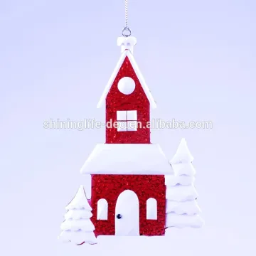 new style House in Snow Christmas decoration house ornament