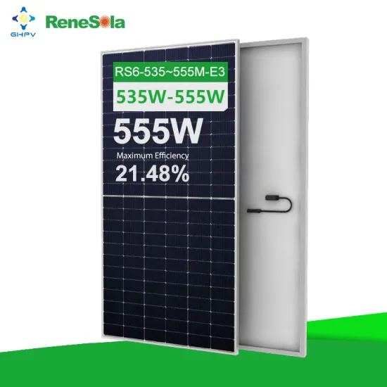 Renesola Bifacial Solar Panels: 535W to 555W Power Output Modules with Dual Glass and P-Type Technology