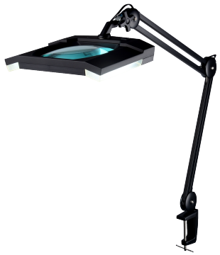 Portable LED Magnifying Lamp for Eye Testing and Precision Tasks
