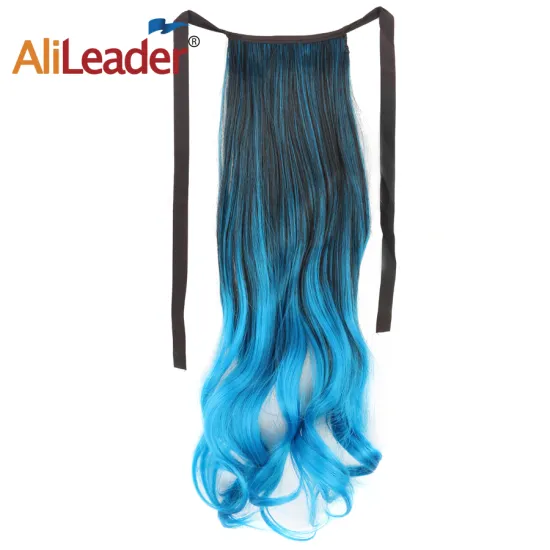 AliLeader Wholesale Price Synthetic Kinky Curly Ponytail Hairpiece For Woman