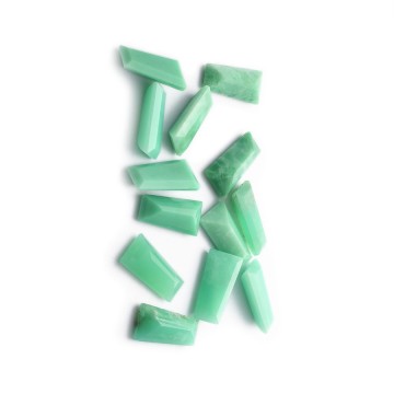Irregular Shaped Australian Jade High Quality Green Gemstone