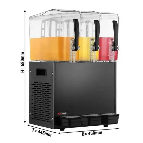 Beverage Orange Juice Dispenser with Three Tanks