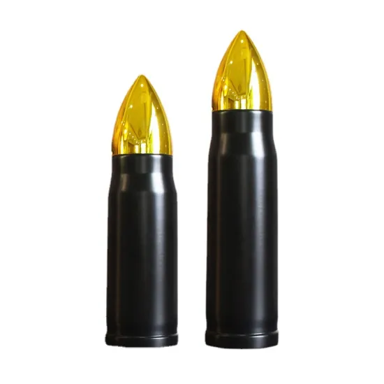 High Sales 350ml Sublimation Insulated Double Wall Stainless Steel Bullet Shape Water Bottle with Vacuum Support