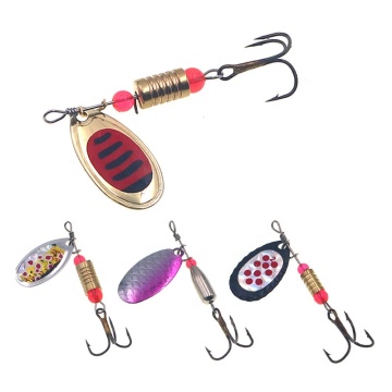 High-Quality 3G-6G Spinner Bait Fishing Lures for Bass and Pike