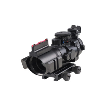 LUGER 4X32 Hunting Scope - 20mm Mount Fiber Optic 4x Prism Scope