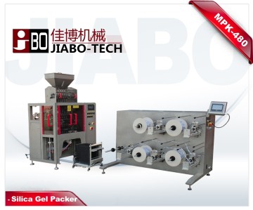 Mpk-480d Vertical Silica Gel Sachet Packaging Machine