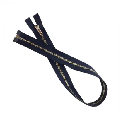 Open-End Stainless Steel 24 Inch Zipper for Coats