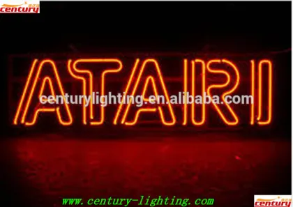 atari neon sign