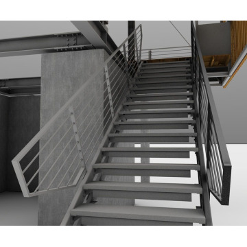 Emergency Staircase Around Elevator Shaft