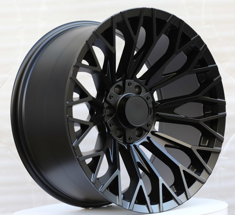 20-inch matte black full paint wheel