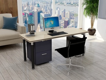 Metal Mobile Pedestal Aluminium Filing Cabinet Storage