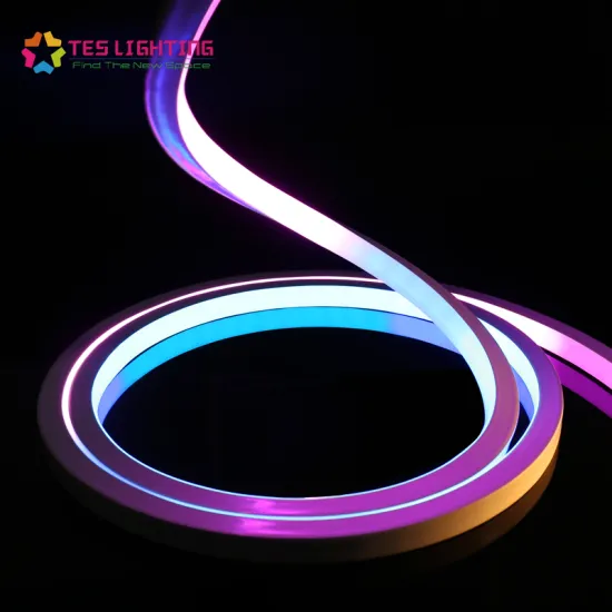 addressable rgb neon led rope flexible neon