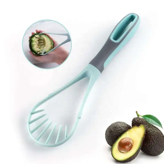 Comfortable Handle Plastic Fruit, Avocado, and Chip Slicer: Your Essential Kitchen Gadget Accessory