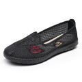 Breathable and non slip soft soled grandma shoes
