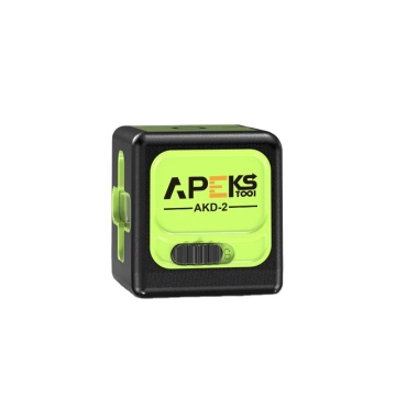 Mini Portable Rotating 2 Line Green Light Laser Level