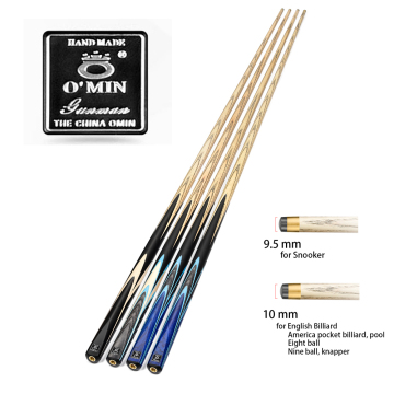 Handcrafted Snooker Cue Stick: Brass Ash Wood for Pool and Billiard Games