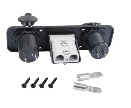 Anderson Plug Cigarette Socket Flush Mount Recessed Digital