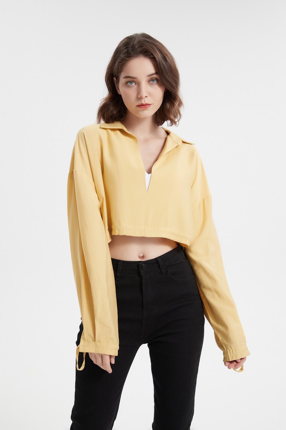 Long Sleeve Cropped Jacket