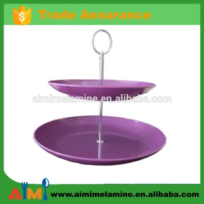 flower sea3 and 2 tier cake stand