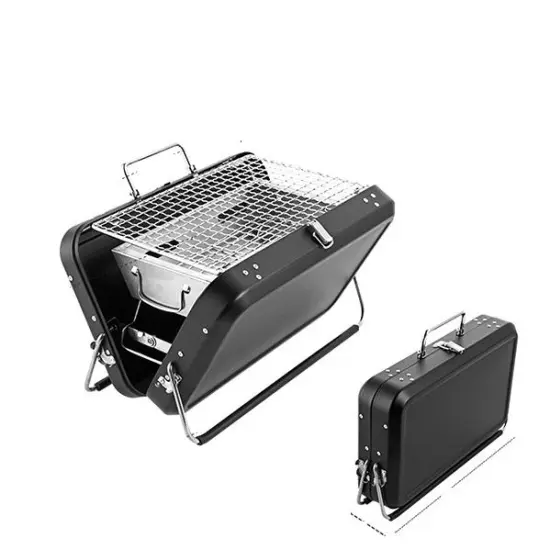 New Style Mini Suitcase Camping Travelling Folding Stainless Steel Charcoal Barbecue Portable Bbq Grills