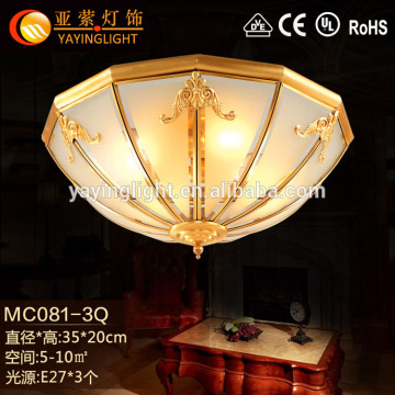 marble brass galss MC081-3Q ceiling lamps, traditional new marble copper MC081-3Q ceiling lamps