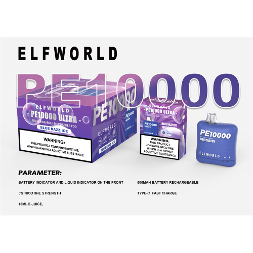 Original Elfworld PE 10000 Disposable Vape Device