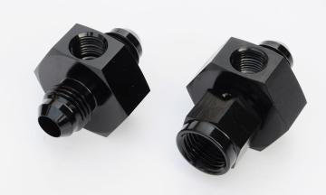 Auto parts adaptors with thread hole