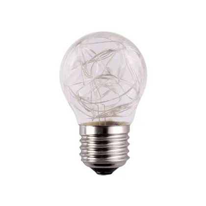 NEW PRODUCT RGB With Flash Decorative Led Cooper Wire Bulb Light