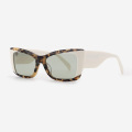 Square Cat Eye Lamination Acetate Women's Sunglasses