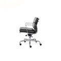 Läderbeklädnad Soft Pad Management Office Chair