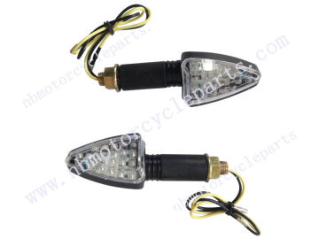 Motorcycle Motorbike Turn Signal Indicators Amber Light Lamp Bulb Clear Lens 18 LED